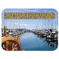 Barkers Island Marina Fridge Magnet