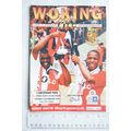 1992 programme Woking FC v. Wembley FC, Vauxhal...
