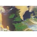 North West Europe From Outer Space Map Astronom...