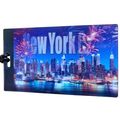 New York City With Fireworks 3D Luggage Bag Tag