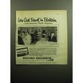 1958 British Railways Advertisement - Railway Thirft Coupons