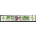 New Caledonia Forest Flowers strip of 3v 2004 M...