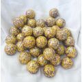 SPINOSAURUS - 12 Beautiful Glass Marbles, Yello...