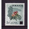 JAMAICA 1970 SG 306 2c on 2d BLUE MAHOE U/M MINT