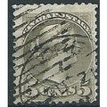 Canada 1876 SG85 5c Olive-Grey Good/Fine Used ....