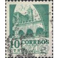 MEXICO, Dominican Monastery, Morales, green 1950, 10c