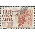 MEXICO, Oaxaca, Feather Dance, red-brown 1950, 10c