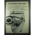 1967 Oasis Water Coolers Ad - Hot Soup From Cooler?