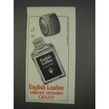 1982 English Leather Cologne Ad - Drives Women ...