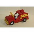 AVIVA Peanuts Snoopy Die Cast Red Firetruck