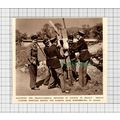 C2761) French Customs Officials Barrier Near Wi...
