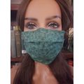 Mossy Green Mask w/ Filter pocket & 2 Silver/Co...