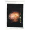 Seoul Tower Fireworks South Korea Postcard unus...