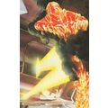 Human Torch Vs Galactus Marvel Comic Book Postcard