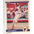 1984 Fleer Andy Hawkins baseball rookie card #3...