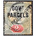 1891 Postage Stamps Overprinted "GOVT PARCELS -...