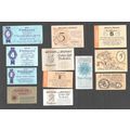 12 x Different British Vintage Cigarette Coupon...