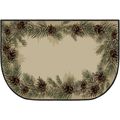 Demissle Fireplace Hearth Rug Fireplace Mats Ca...