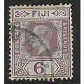 FIJI 1922-9 GV WMK MULTI SCRIPT CA 6d USED SG237