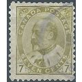 Canada 1903 SG180 7c Yellow-Olive Fine Used....