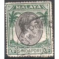 Singapore 1948 - SG9 - 20c black and green - KG...