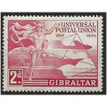 Gibraltar 1949 SG136 2d Carmine UPU Mounted Min...