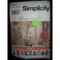 Vintage Simplicity #7097 Girl's Dress Pattern -...