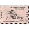 USA, Civil War Centennial, Shiloh, white 1962, 4c