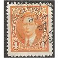 Canada 1937 SG360 4c Yellow Fine Used . .. .