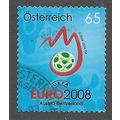 AUT 2008 65c (S/A) 'EURO 2008 FOOTBALL ' FINE U...