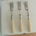Vintage 3 Fish Forks