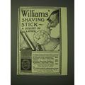 1900 Williams' Shaving Stick Ad - A luxury in l...
