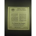 1918 The National City Company Ad - Fifth avenu...