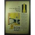 1931 Bon Ami Cleanser Ad - New De Luxe Package