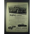 1952 Jowett Jupiter Car Ad - Drifting