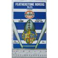 1989 programme Featherstone Rovers v. Leigh