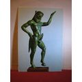Pan statue, ATHENS MUSEUM, GREECE used postcard...