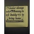 1959 Dixon Ticonderoga Pencils Ad - Junior always asks mommy to tell Daddy