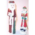 Lot of 2 Santa Claus Christmas Figurines Collec...