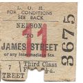 Liverpool Overhead Railway Edmondson Ticket - N...