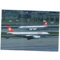 D C 8 AIRCRAFT SWISS AIE.. AT ZURICH AIRPORT CA...
