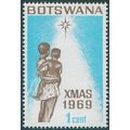 Botswana 1969 1c pale blue & chocolate Christma...