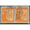 1968 Michel 710y - fine used (o) - pair - phosphor