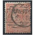1863 SG79 4d Bright Red Good Used "EK"...