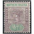 Northern Nigeria 1900 SG1 1/2d Dull Mauve & Gre...