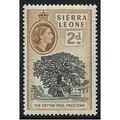 Sierra Leone QE11 1956 2d Black & Brown Unmount...