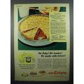 1950 Crisco Shortening Ad - Fruit Basket Pie