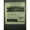 1950 Ingalls Steel Ad - Get the Most For Your D...