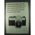 1967 Mamiya/Sekor 500TL Camera Ad - Top Selling