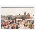 Brandon Market Square and Town Sign Suffolk Noel Tatt Limited Edition Postcard